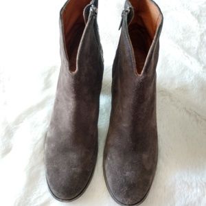 frye nova overlay suede bootie